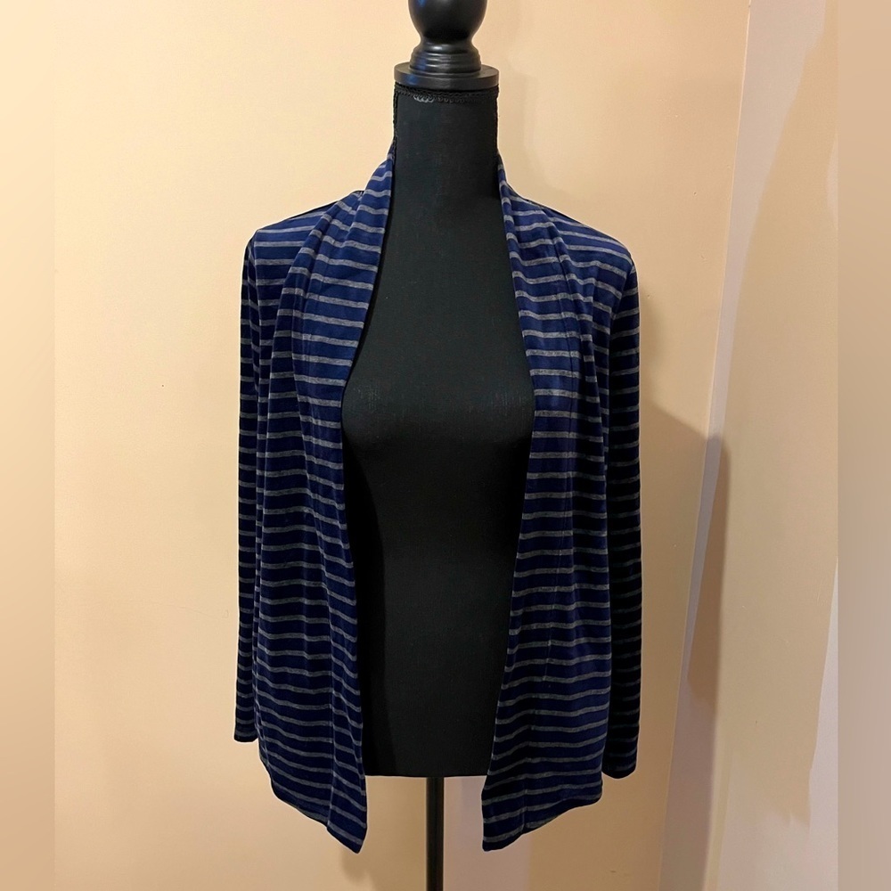 Talbots Velour Open Front Jacket/Cardigan, size PM